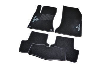 Коврики в салон (ворсовые) Mercedes-Benz A-Class W176 A/B246 2012-/X156 GLA 2014-/C117 CLA 2013-, черные, 5шт, AVTM BLCCR8331