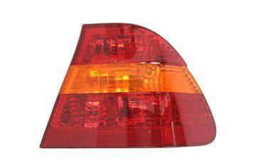Ліхтар задній BMW 3-Series E46 2001-2005, правий, зовнішній, жовто-червоний, Depo, 444-1911R-UQ-YR