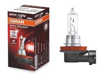 Автолампа H11 Night Breaker Silver+100% 12V 55W PGJ19-2 (1шт)