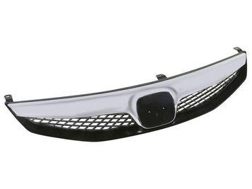 Оригинальная решетка радиатора Honda Civic SD 2009-2011, черная, с хромированной накладкой, 71121SNB900ZA