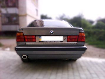 Накладка хромированная на кромку багажника BMW 5 e34 1987-1995, Carmos, 6452909