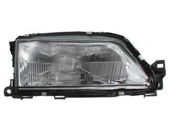 Фара передняя Peugeot 306 1993-1997, правая H4, электрическая/механическая регулировка, Depo, 550-1114R-LD-E