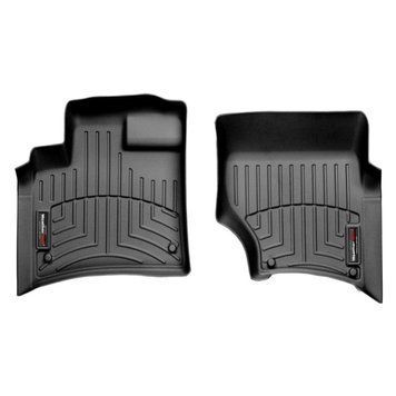 Килимки у салон Audi Q7 2005-, з бортом, передні, чорні, Weathertech 441511