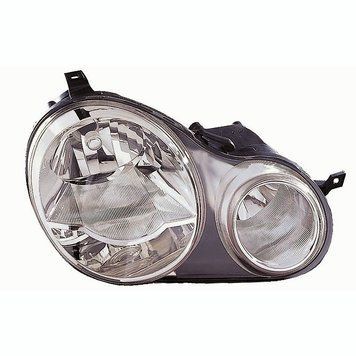 Фара передня Volkswagen Polo 2002-2005, ліваH7/H1, електричне регулювання, Depo, 441-1150L-LD-EM