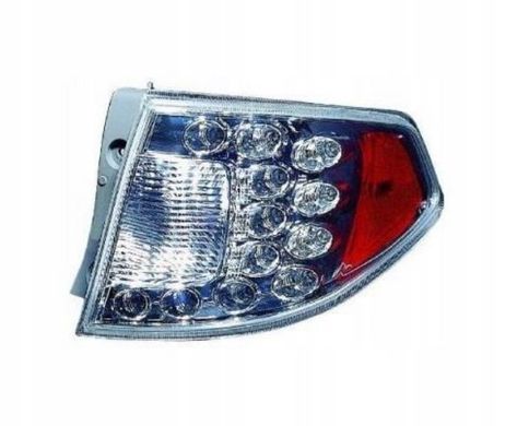 Ліхтар задній Subaru Impreza HB 2007-2011, правий, без ламп (WY21W/LED), зовнішній, Depo, 220-1921R-UE