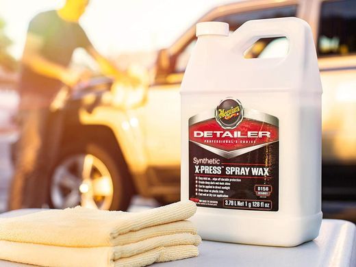 Синтетичний віск спрей Meguiars Detailer Synthetic XPress Spray Wax 3,79л Meguiars D15601