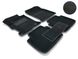 3D килимки в салон Honda Accord IX 2012- ворсові чорні 5шт 88360 Seintex 1