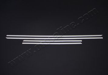 Накладки хромовані на молдинги дверей (4шт, нерж) Seat Leon 5D 2012-, OmsaLine 6511131