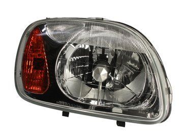 Фара передняя Nissan Micra K11 2000-2003, правая H4, с указателем поворота, электрическая регулировка, Depo, 215-1190R-LD-EM