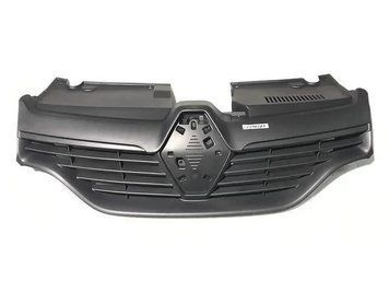Решетка радиатора Renault Logan 2013-2017, черная, AVTM, 185631990