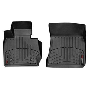 Коврики в салон BMW X3 2010-/X4 2014-, с бортом, передние, черные, Weathertech 443311