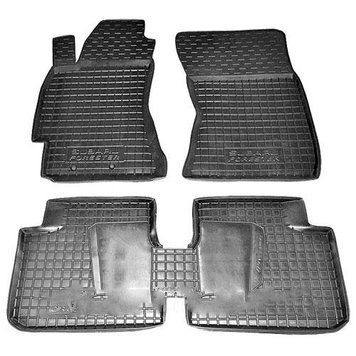 Коврики в салон Subaru Forester 2008-2013, черные, 4шт, Avto-Gumm, 11300 Avto-Gumm