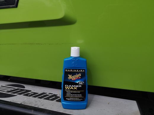 Одношаговый очищающий воск для лодок Meguiars Marine/RV One Step Cleaner Wax 473мл Meguiars M5016