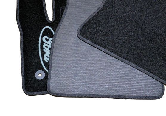 Коврики в салон (ворсовые) Ford Kuga 2013-2019, черные, 5шт, AVTM BLCCR1157