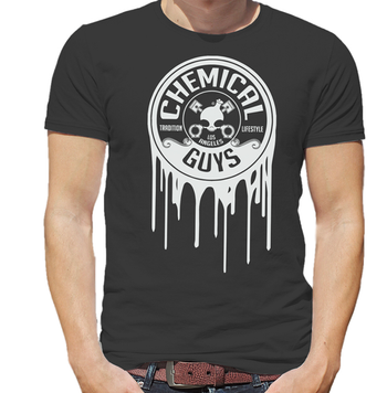 Футболка White Dripping Logo T-Shirt Sema Edition (розмір - L) Chemical Guys SHE714L