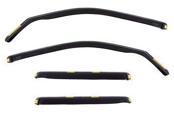 Вставные дефлекторы окон Nissan X-Trail 2007-2014 4D 4шт 24268 Heko
