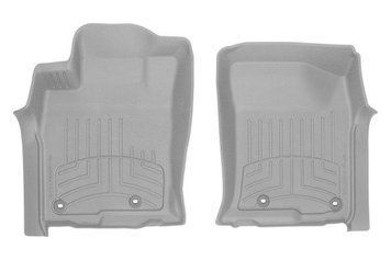 Килимки у салон Toyota Land Cruiser Prado 150/Lexus GX460 2013-, з бортом, передні, сірі, Weathertech 464931IM
