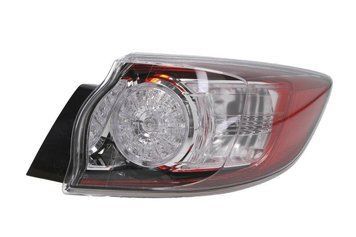 Ліхтар задній Mazda 3 HB 2009-2013, правий, зовнішній LED, Depo, 216-1981R-UE