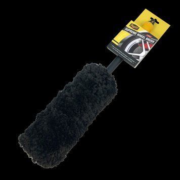 Щетка для мойки дисков Meguiars Supreme Microfibre Wheel Brush Large (черный) 45см Meguiars X1901EU