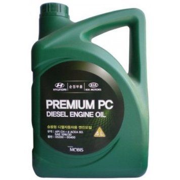 Моторное масло Hyundai/Kia Mobis Premium PC Diesel 10W-30, 4л HYUNDAI/KIA 0520000400