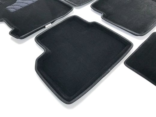 3D килимки в салон Honda Civic Sd 2006-2012 ворсові чорні 5шт 71707 Seintex