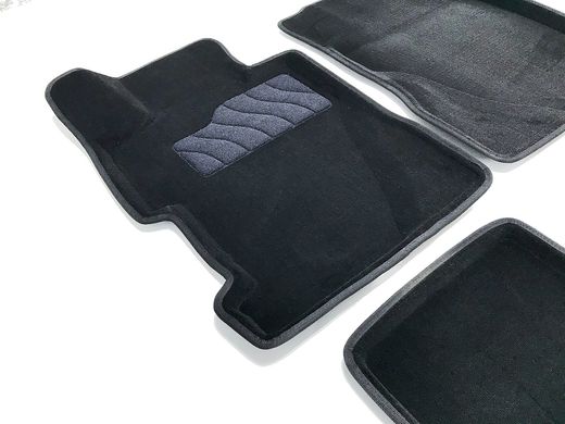 3D килимки в салон Honda Civic Sd 2006-2012 ворсові чорні 5шт 71707 Seintex