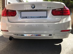 Кромка заднього бампера BMW 3 (F30/31/34) 2012-2019 (нерж) Carmos 64496225