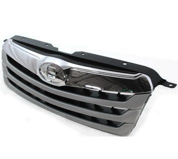 Решетка радиатора Subaru Outback 2009-2012, USA, хромированная/серый металлик, AVTM, 186729990REF