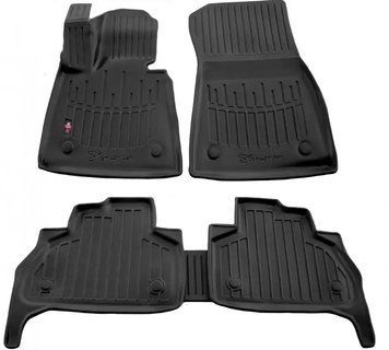 Килимки у салон BMW X5 G05 2018-, з бортом, поліуретан, 5шт, Stingray, 5027045