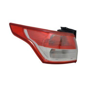 Фонарь задний Ford Escape/Kuga 2013-2016, левый, наружный, TYC, 11-6688-00-1N