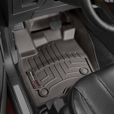Коврики в салон Ford Edge 2016- EUR / Lincoln MKX 2016- с бортиком, передние, какао 478451 Weathertech