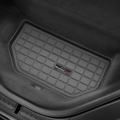 Коврик в багажник Tesla Model S 2012-2013, AWD, передний, черный, WeatherTech 40775