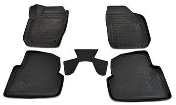 Коврики в салон Skoda Fabia 5J2/5J5 2007-2014, полиуретан, Norplast, NPL-Po-81-10
