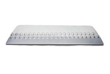 Накладка хромированная на задний бампер Volkswagen Amarok 2010-2022, Carmos, 6456393