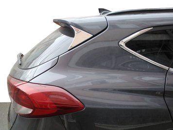 Накладка хромированная на крышку багажника (треугольник) Hyundai Tucson TL 2016-2021, Carmos, 6445448