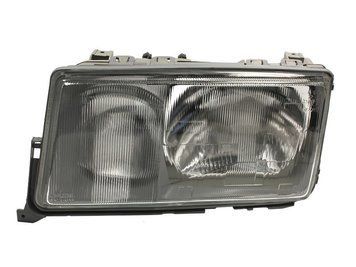 Фара передняя Mercedes-Benz C-Class W201 1982-1993, левая H4/H3, электрическая регулировка, Depo, 440-1114L-LD-E