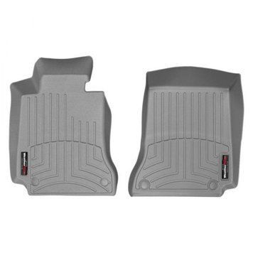 Коврики в салон Mercedes-Benz C-Class W204 2008-2014, с бортом, передние, серые, Weathertech 464701