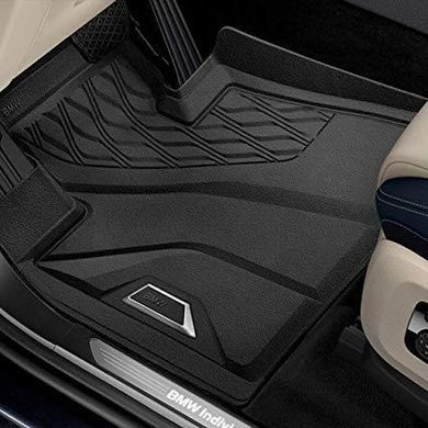 Оригинальные коврики в салон BMW X5 G05/X6G06/X7G07 2018- с высоким бортиком, передние, 2шт, 51472458559