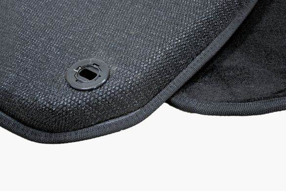 3D килимки в салон Honda CR-V 2016- ворсові чорні 5шт 89230 Seintex
