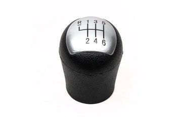 Ручка важеля КПП Renault Master 2011-/Opel Movano 2010-/Kangoo 1998-2008, 6 передач, чорна/сіра, AVTM, 6452809186