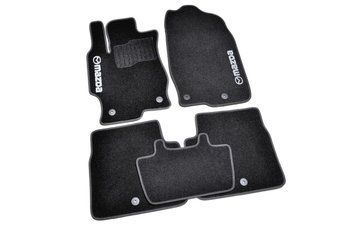 Коврики в салон (ворсовые) Mazda 6 2008-2012, черные, 5шт, AVTM BLCCR1315