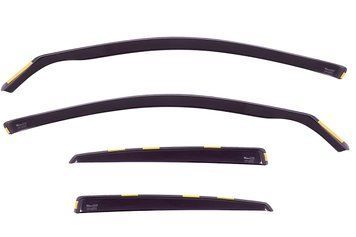 Вставные дефлекторы окон Audi A4 (B6) Sedan 2001-2005 4D 4шт 10209 Heko