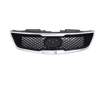 Решітка радіатора Kia Sorento 2 2010-2013, хромована, AVTM, 184023990