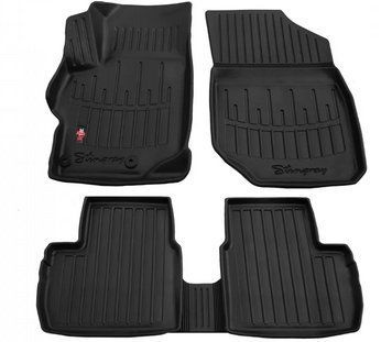 Коврики в салон Peugeot 301 2012-/Citroen C-Elysse 2012-, с бортом, полиуретан, 5шт, Stingray, 5016025