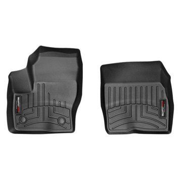 Килимки у салон Ford Kuga 2013-, з бортом, передні, чорні, Weathertech 444591