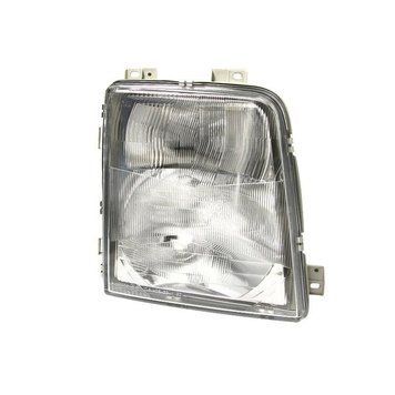 Фара передня Volkswagen LT35 1995-2006, права H1/H1, електричне/механічне регулювання, Depo, 441-1143R-LD-EM