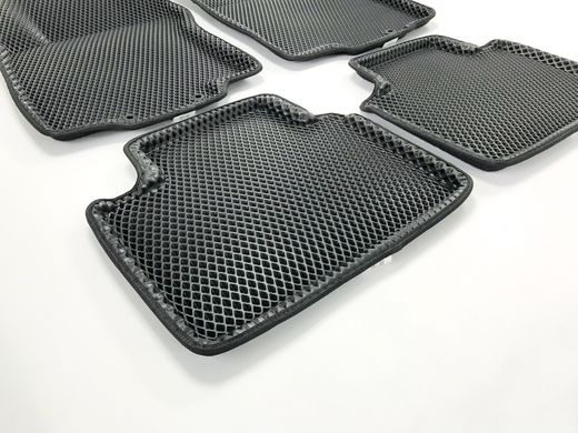 3D килимки для Nissan Х-Trail/Rouge (T32) 2014 - чорні EVA, 5шт Seintex 95208