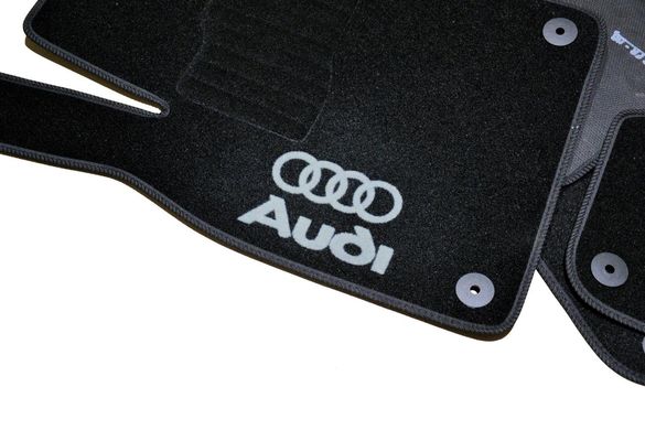 Ворсові килимки Audi A6 С6 (2006-2011) 2, 7D;3, 0D; 2, 4І /чорні 5шт BLCCR1023 AVTM