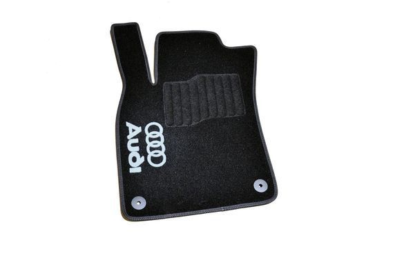 Коврики в салон (ворсовые) Audi A6 С6 2006-2011, черные, 5шт, AVTM BLCCR1023