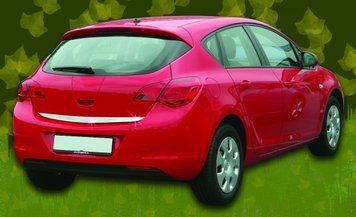 Накладка хромована на кромку багажника Opel Astra J 5D 2010-, OmsaLine 5216052